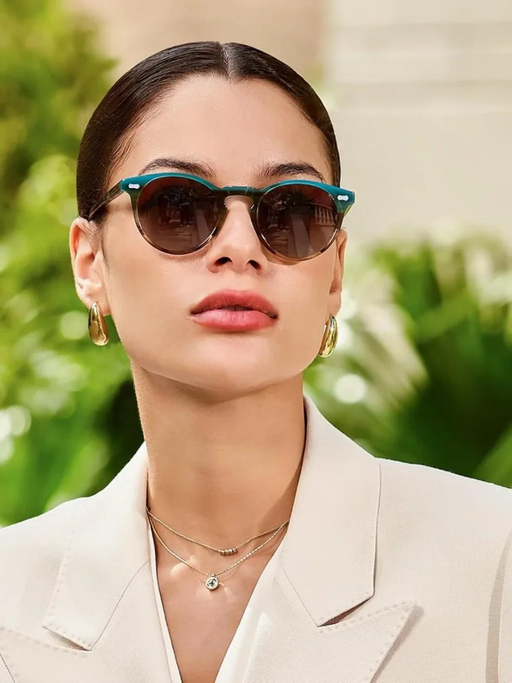 Stylish Women’s Retro Round Polarized Sunglasses - UV Protection Included